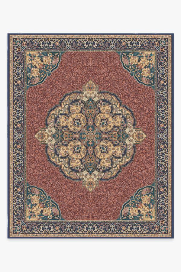 Mickey Persian Burgundy Rug 8'x10' | Stain-Resistant