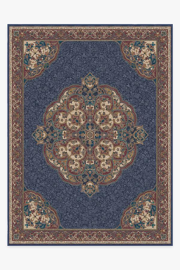 Mickey Persian Sapphire Rug 9'x12' | Stain-Resistant