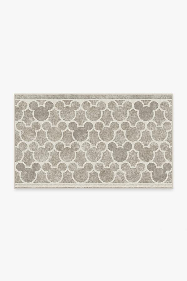 Mickey Trellis Ash Grey Rug 3'x5' | Stain-Resistant