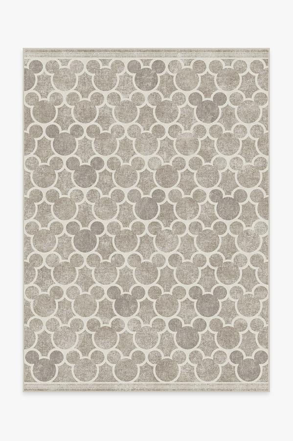 Mickey Trellis Ash Grey Rug 5'x7' | Stain-Resistant