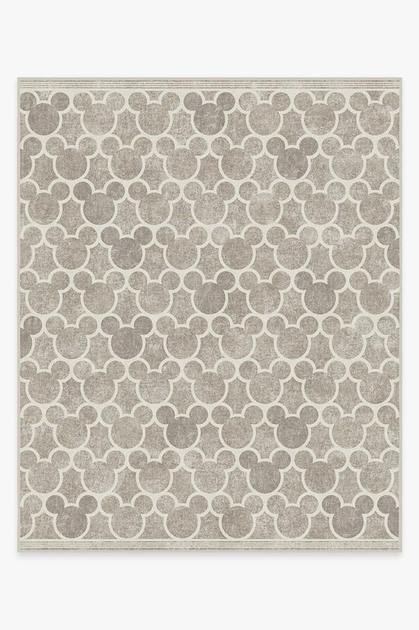Mickey Trellis Ash Grey Rug 8'x10' | Stain-Resistant