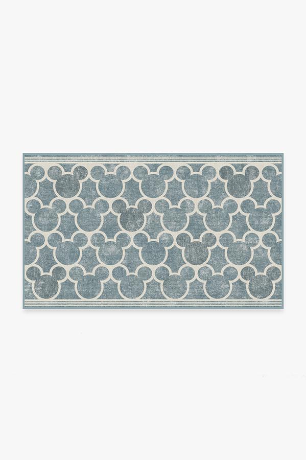 Mickey Trellis Slate Rug 3'x5' | Stain-Resistant