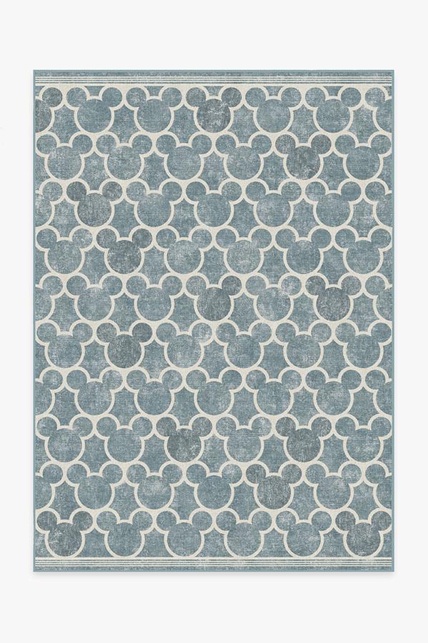 Mickey Trellis Slate Rug 5'x7' | Stain-Resistant