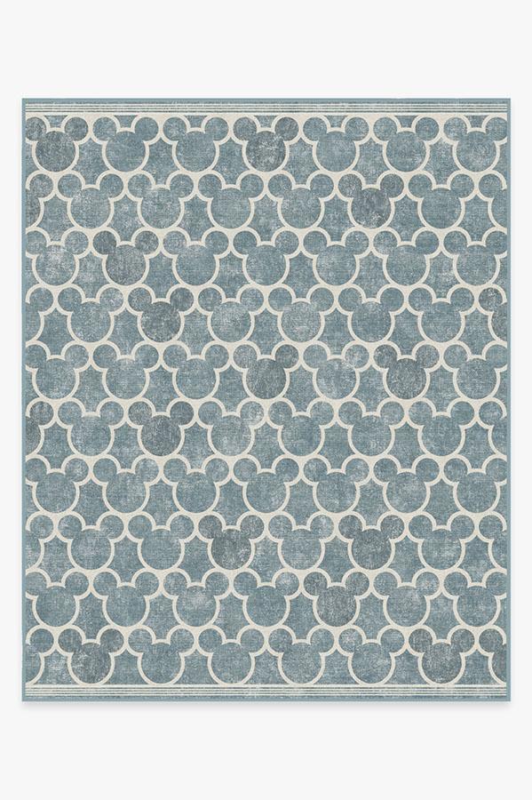 Mickey Trellis Slate Rug 8'x10' | Stain-Resistant