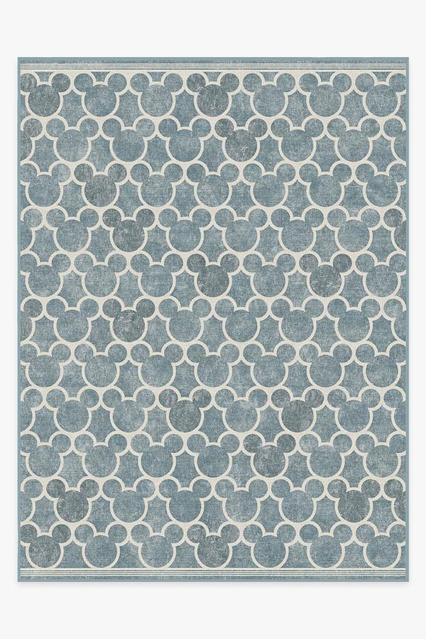 Mickey Trellis Slate Rug 9'x12' | Stain-Resistant