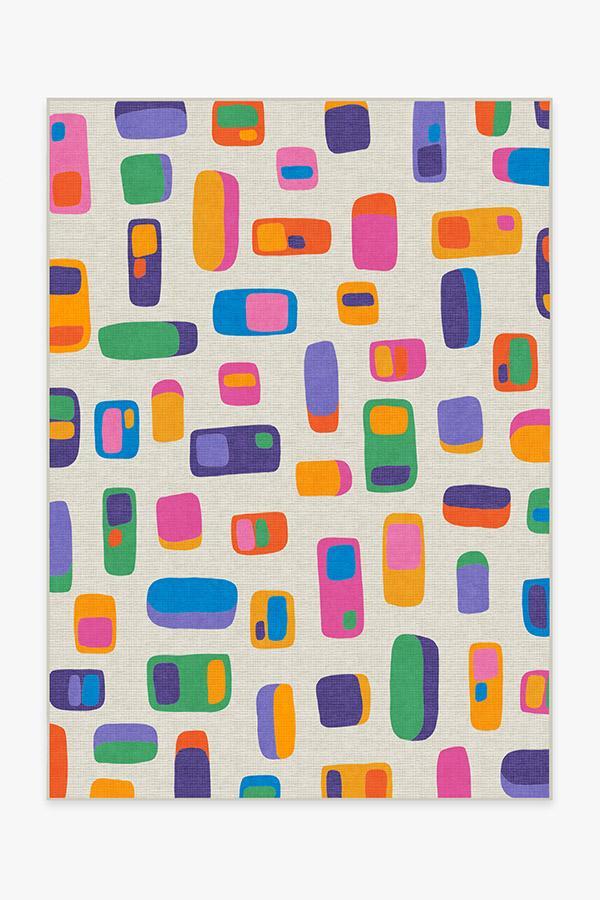 Mimmo Multicolor Rug 5'x7' | Stain-Resistant