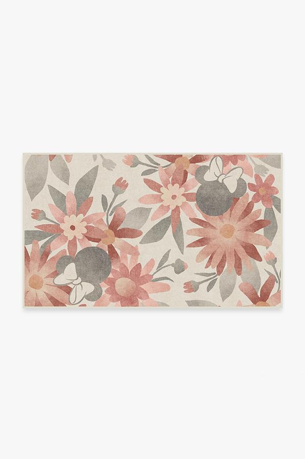 Minnie Floral Rosewood Rug 3'x5' | Stain-Resistant