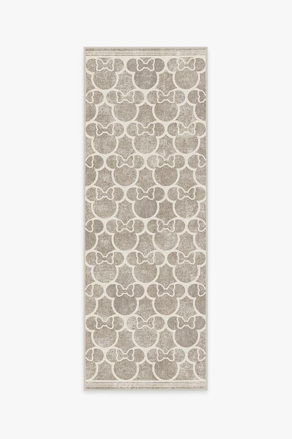 Minnie Trellis Ash Grey Rug 2.5'x7' | Stain-Resistant