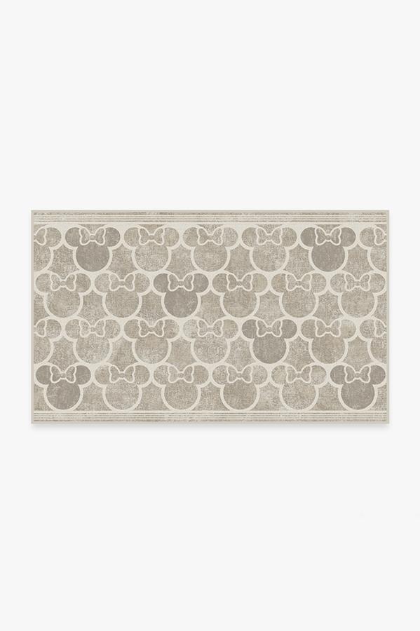 Minnie Trellis Ash Grey Rug 3'x5' | Stain-Resistant