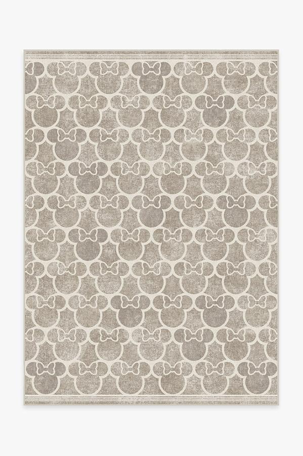 Minnie Trellis Ash Grey Rug 5'x7' | Stain-Resistant