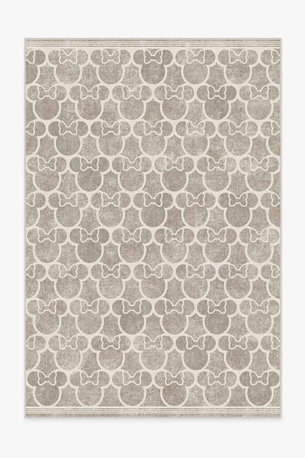 Minnie Trellis Ash Grey Rug 6'x9' | Stain-Resistant