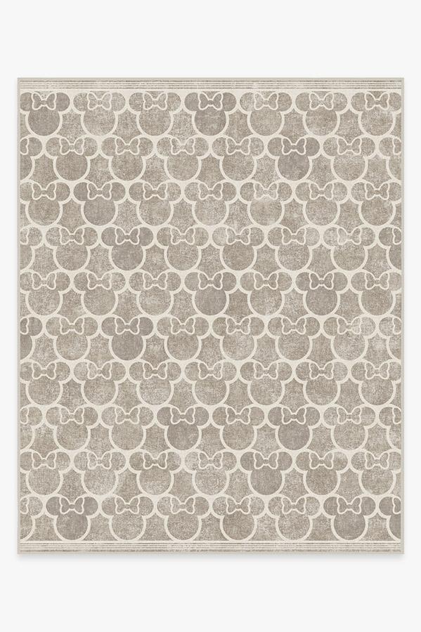 Minnie Trellis Ash Grey Rug 8'x10' | Stain-Resistant
