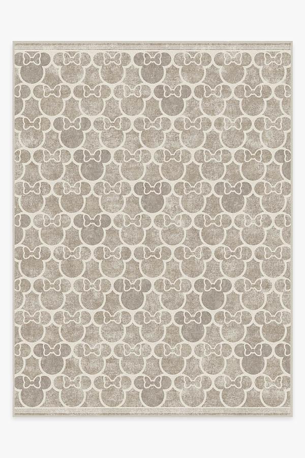 Minnie Trellis Ash Grey Rug 9'x12' | Stain-Resistant