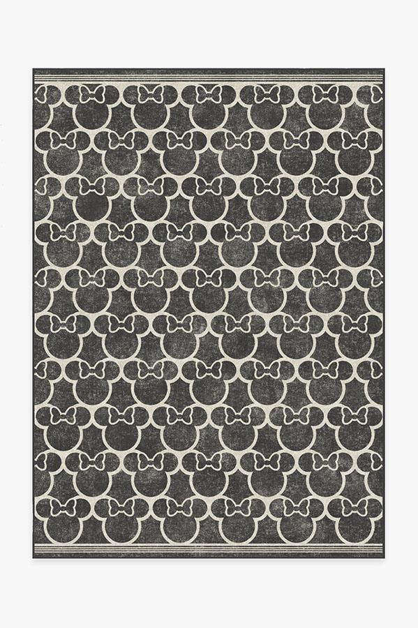 Minnie Trellis Black Rug 5'x7' | Stain-Resistant