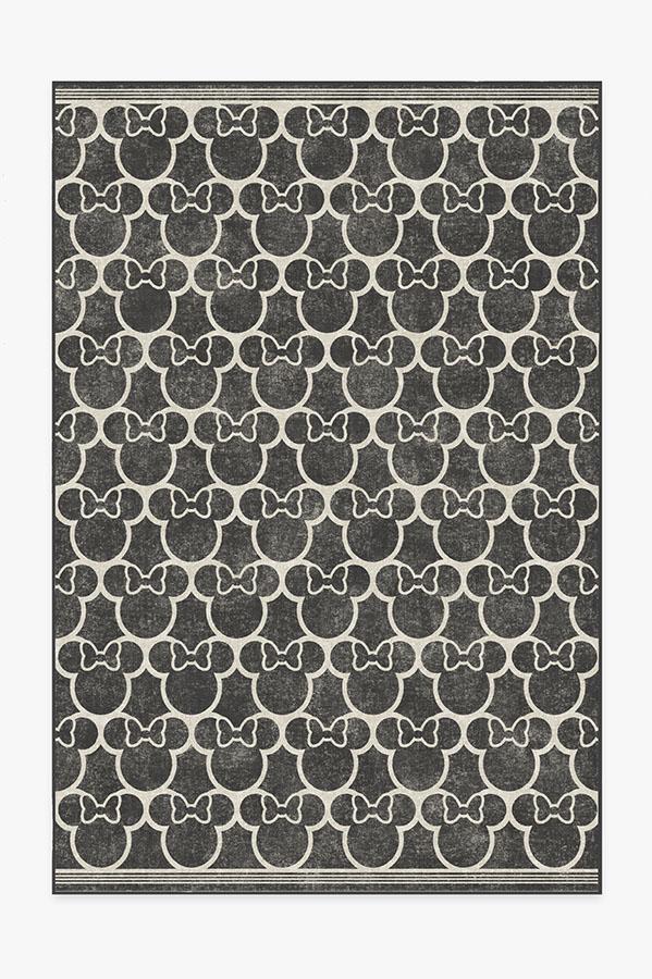 Minnie Trellis Black Rug 6'x9' | Stain-Resistant