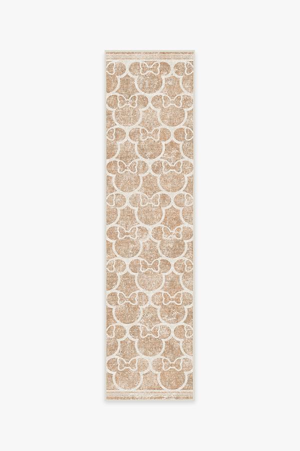 Minnie Trellis Rose Gold Rug 2.5'x10' | Stain-Resistant