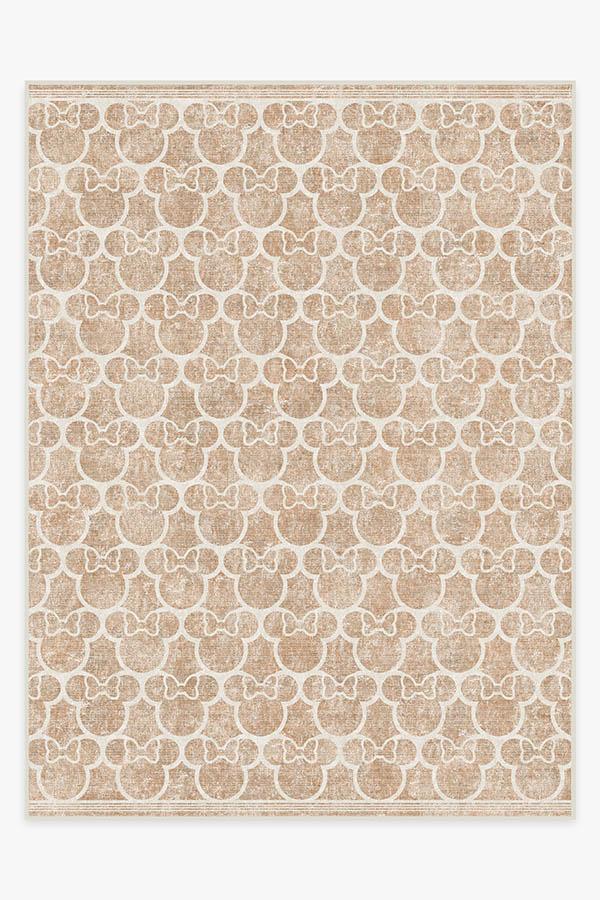 Minnie Trellis Rose Gold Rug 9'x12' | Stain-Resistant