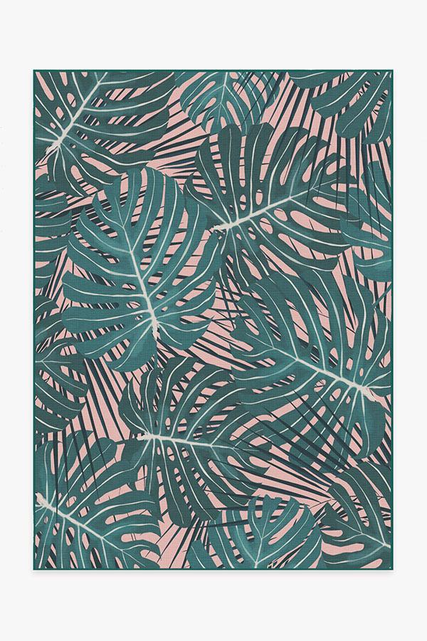 Monstera Miami Rug 5'x7' | Stain-Resistant
