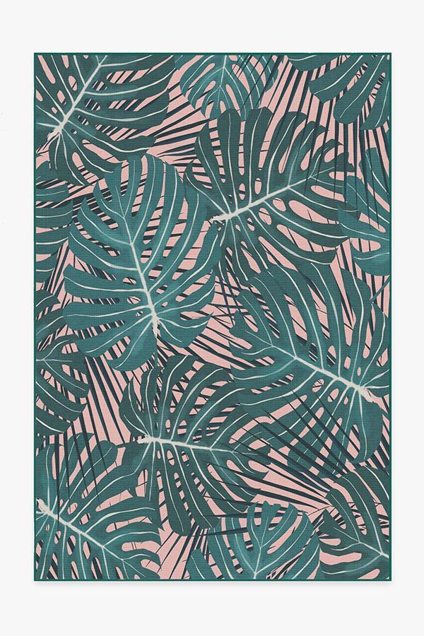 Monstera Miami Rug 6'x9' | Stain-Resistant