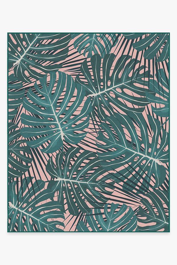 Monstera Miami Rug 8'x10' | Stain-Resistant