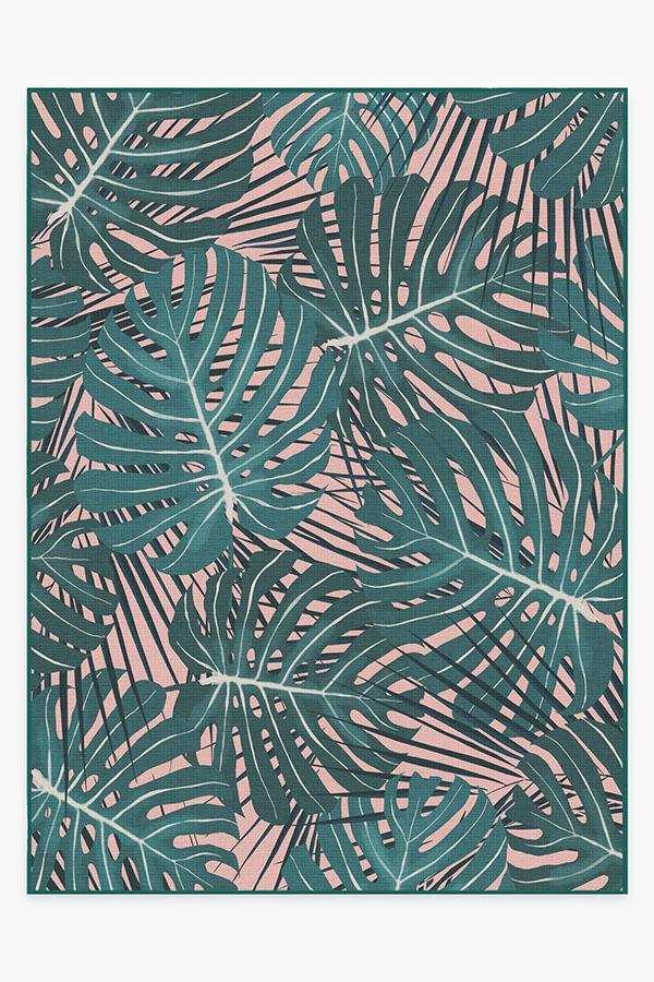 Monstera Miami Rug 9'x12' | Stain-Resistant