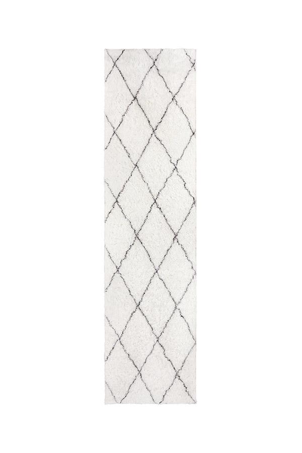 Moroccan Diamond Plush Rug 2.5'x10' | Stain-Resistant