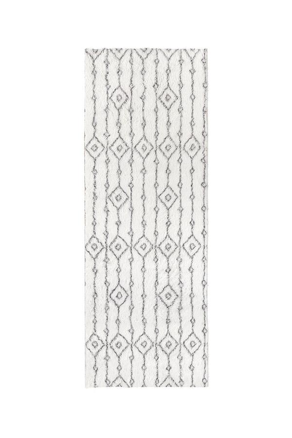 Moroccan Ornate Plush Rug 2.5'x7' | Stain-Resistant