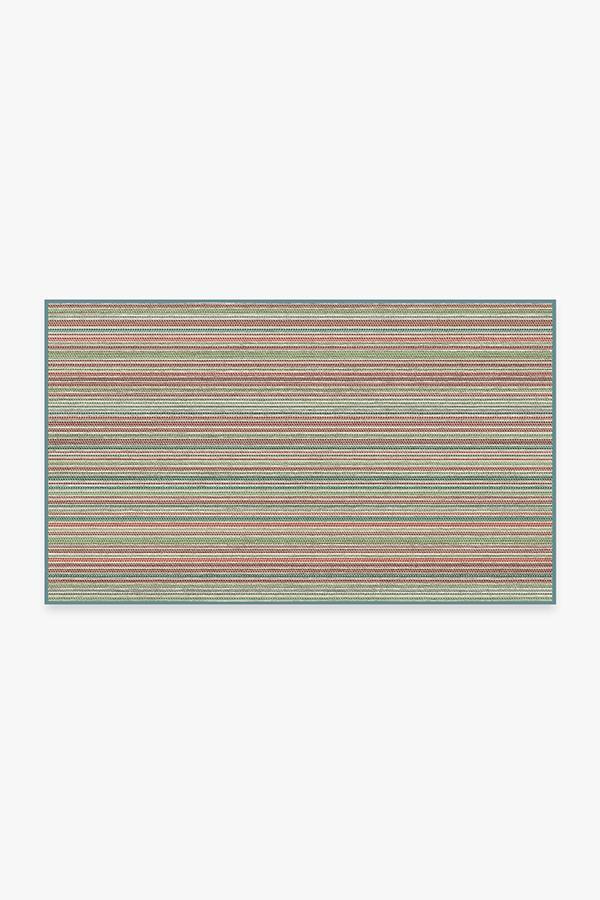 Multi Stripe Holiday Rug 3'x5' | Stain-Resistant