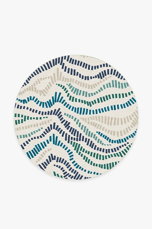 Naila Multicolor Rug 6' Round | Stain-Resistant