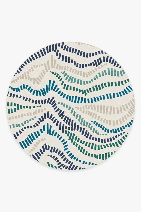 Naila Multicolor Rug 8' Round | Stain-Resistant