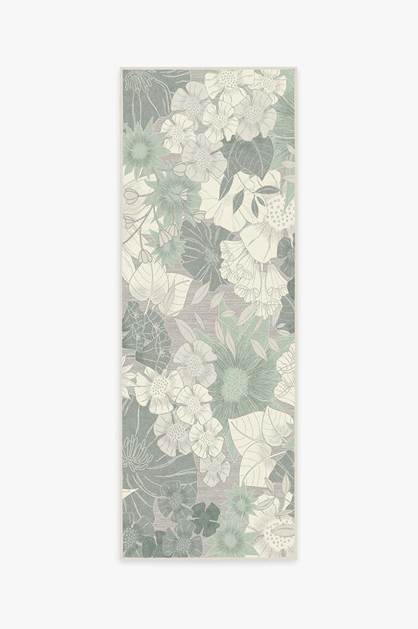 Nani Sage Rug 2.5'x10' | Stain-Resistant