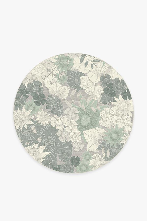 Nani Sage Rug 6' Round | Stain-Resistant
