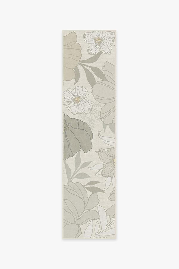 Nelli Yellow Grey Rug 2.5'x10' | Stain-Resistant