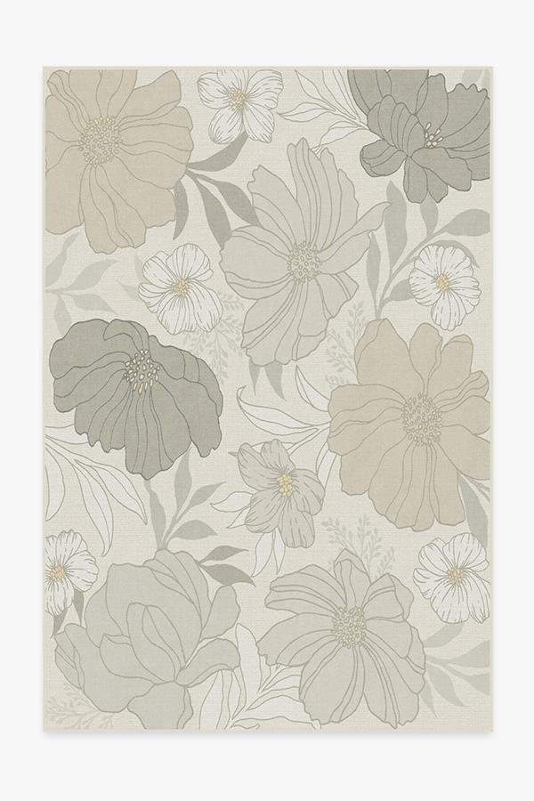 Nelli Yellow Grey Rug 6'x9' | Stain-Resistant