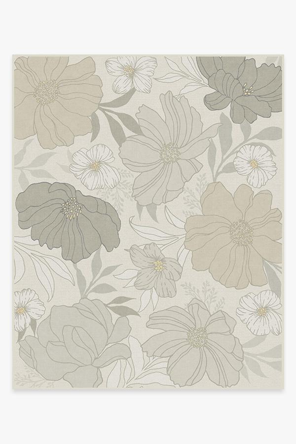 Nelli Yellow Grey Rug 8'x10' | Stain-Resistant