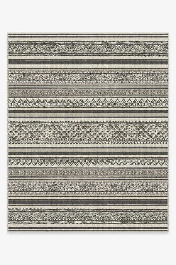 Nira Charcoal Rug 8'x10' | Stain-Resistant