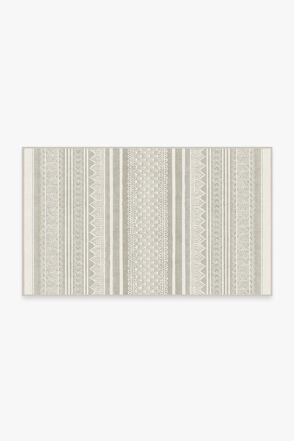 Nira Grey Rug 3'x5' | Stain-Resistant