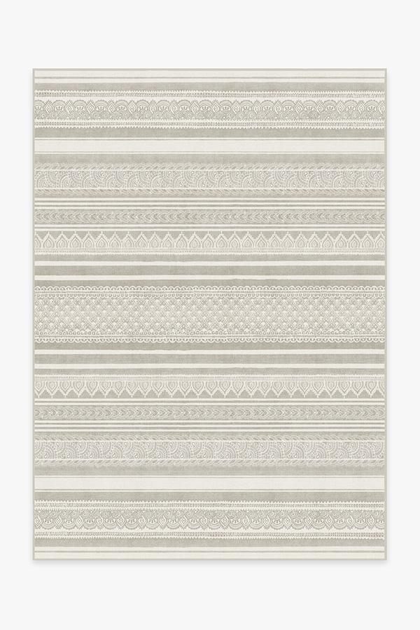 Nira Grey Rug 5'x7' | Stain-Resistant