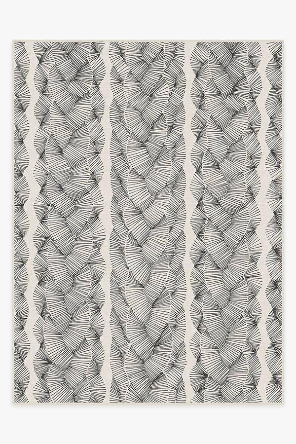 Nodum Black Rug 9'x12' | Stain-Resistant