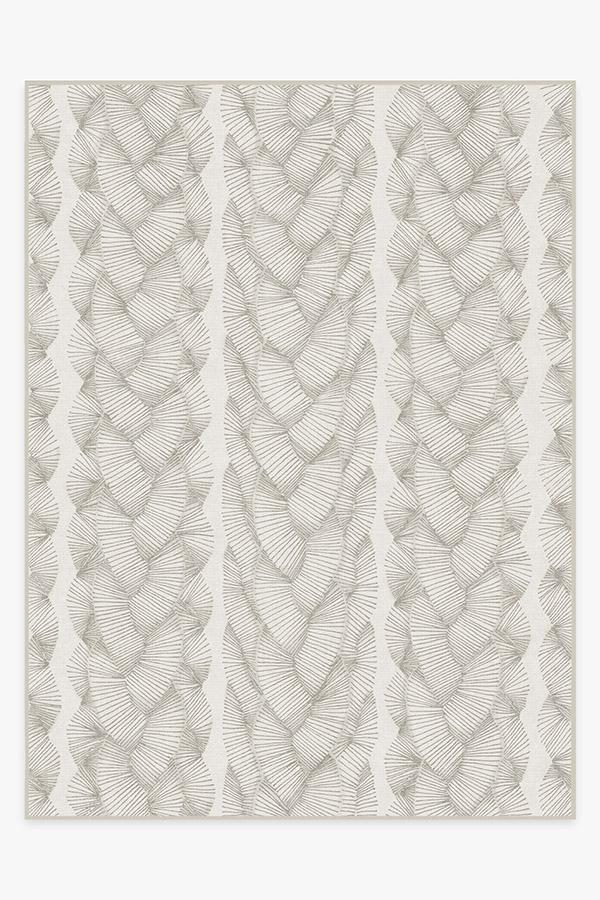 Nodum Light Grey Rug 9'x12' | Stain-Resistant