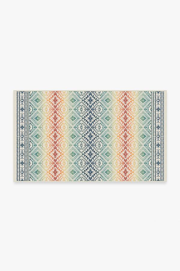 Outdoor Nomada Multicolor Rug 3'x5' | Stain-Resistant