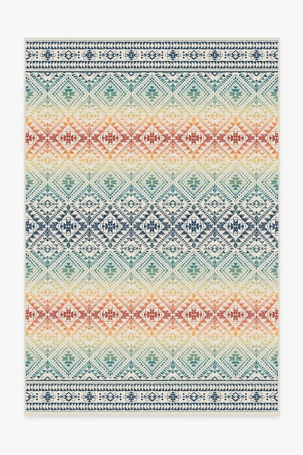 Outdoor Nomada Multicolor Rug 6'x9' | Stain-Resistant