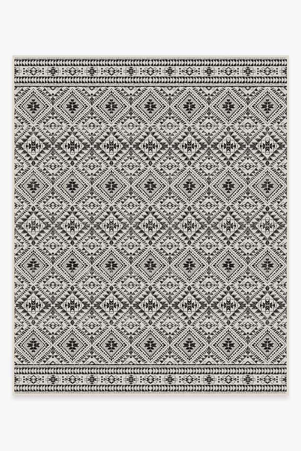 Outdoor Nomada White Rug 8'x10' | Stain-Resistant