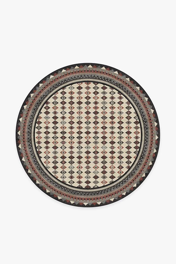 Noorani Sumac Rug 6' Round | Stain-Resistant