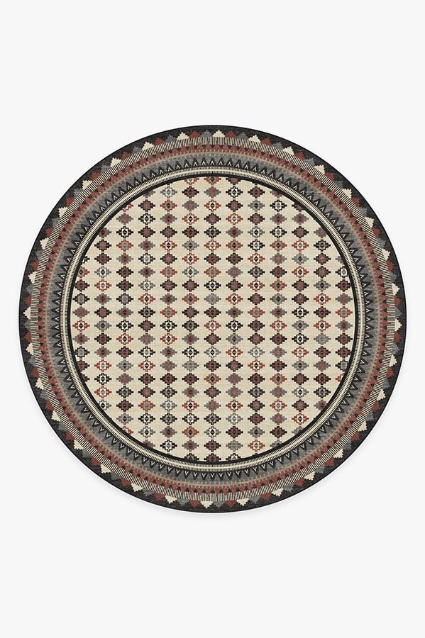 Noorani Sumac Rug 8' Round | Stain-Resistant