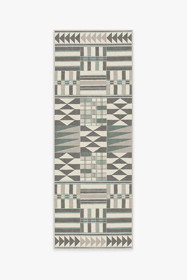Obi Abalone Rug 2.5'x10' | Stain-Resistant
