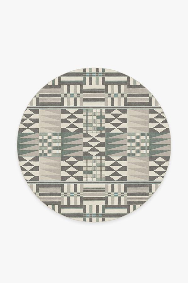 Obi Abalone Rug 6' Round | Stain-Resistant