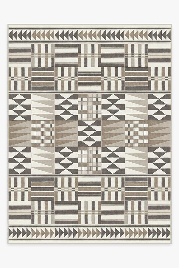 Obi Walnut Rug 9'x12' | Stain-Resistant
