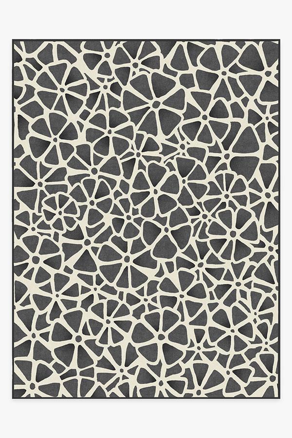 Oleander Greyscale Rug 9'x12' | Stain-Resistant