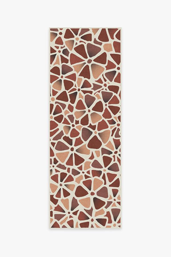 Oleander Rouge Rug 2.5'x7' | Stain-Resistant